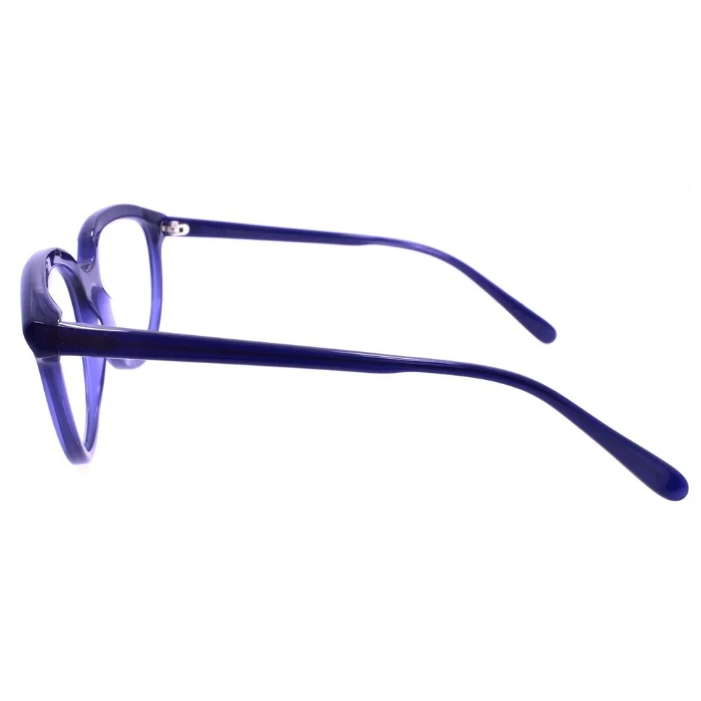Vera Wang Fabienne PL Women's Eyeglasses Frames 56-16-135 Plum Blue Italy